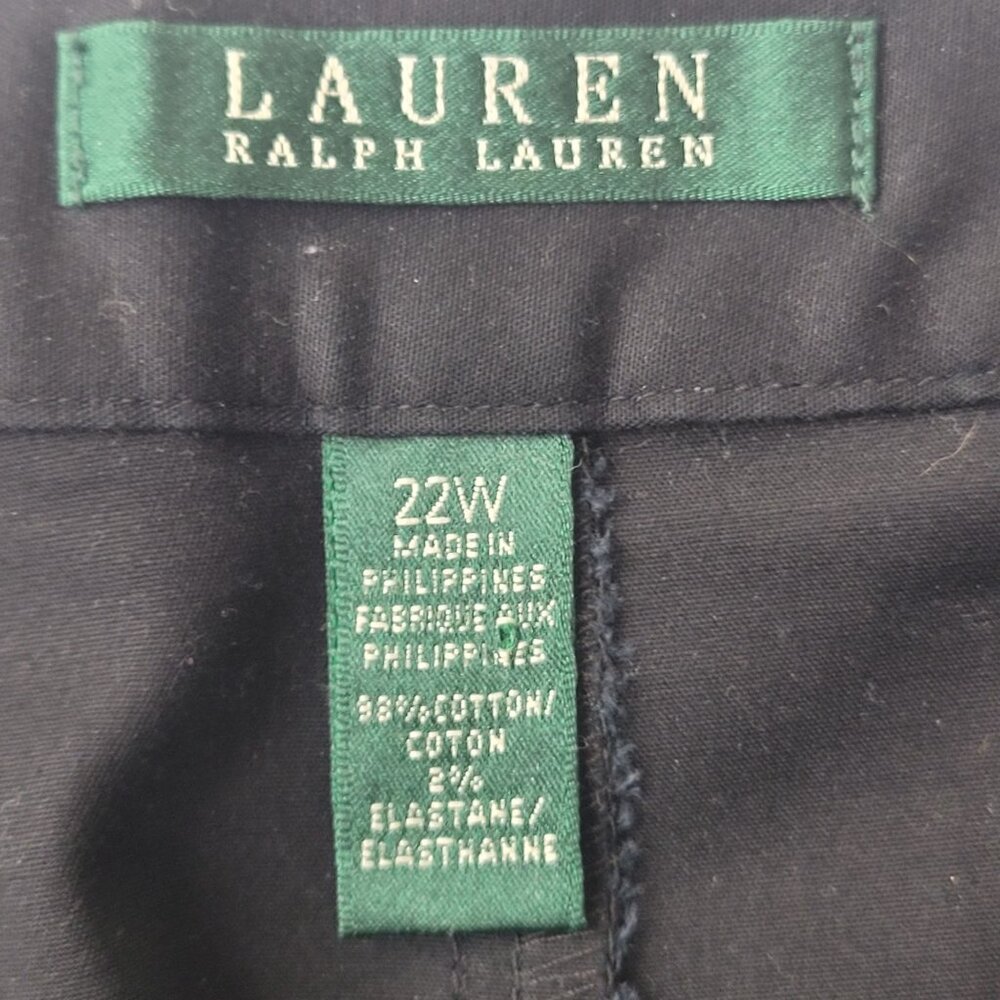 Lauren Ralph Lauren Women's Black Pencil Skirt Size 22W - Picture 10 of 12